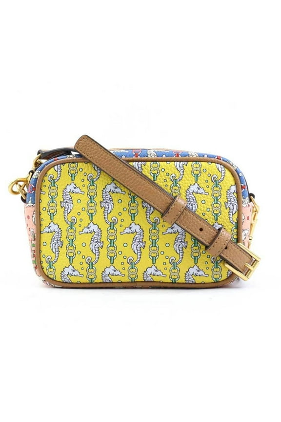 Pre-Owned Tory Burch Shoulder Bag Leather Multicolor Women's T19590A (Good)