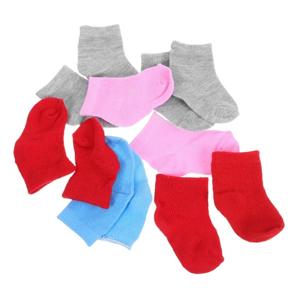 FELTECHELECTR 6 pares de calcetines decorativos para muñecas, accesorios para disfraces y casitas de juego.