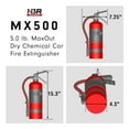 thumbnail image 5 of H3R Performance MaxOut Dry Chemical Car Fire Extinguisher - 5.0 lb. Black, 5 of 7