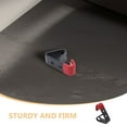 thumbnail image 3 of BESTYASH 2Pcs Lightweight Metal Wheel Hub Hanging Hooks Wall Mounted for Tire Display and Storage, 3 of 8