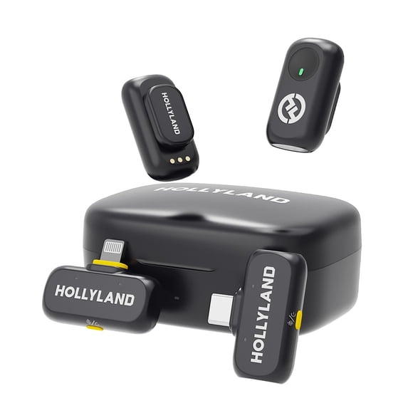 Mini micrófono inalámbrico Hollyland Lark A1 para iPhone y Android