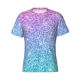 thumbnail image 3 of Naloa Multicolor Glitter Men's T-Shirt Sport T-shirt Men's Basic Tee Casual Men's Shirt, Round Neck, Short Sleeves - 3X-Large, 3 of 5