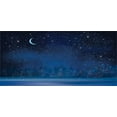 thumbnail image 4 of Moon Piggy Bank, Winter Season Wonderland Starry Sky Night Forest Landscape Scenery Print, Ceramic Coin Bank Money Box for Cash Saving, 3.6" X 3.2", Dark Blue, by Ambesonne, 4 of 4