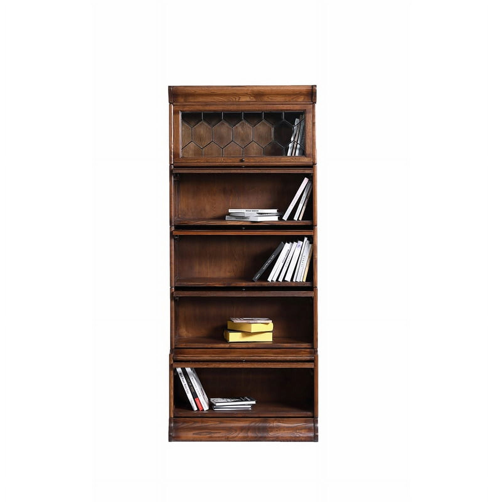 Walnut barrister bookcase outlet