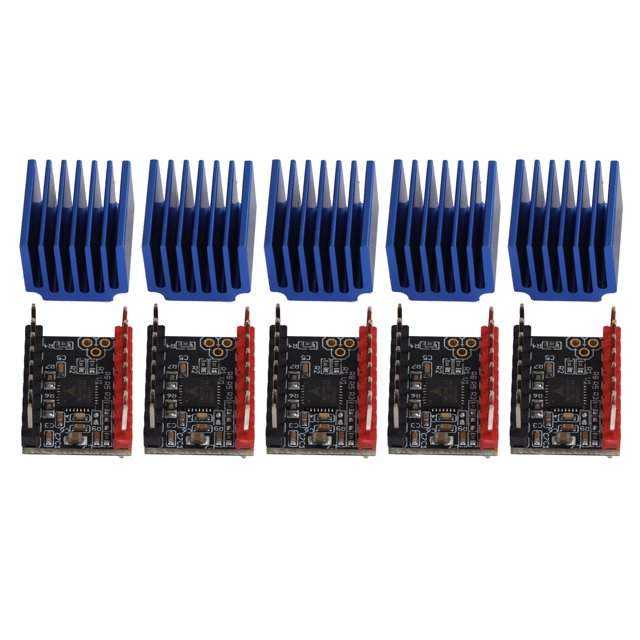 5 Sets Step Motor Driver UART Mode Ultra Quiet Module with Heat Sink TMC2209 Accessory
