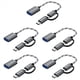 thumbnail image 1 of 5X Cable USB OTG 2 en 1 Tipo C / Micro-USB una USB 3.0 Adaptador Cable de Transferencia de Datos de Diseño para Teléfono Andriod (Gris), 1 of 5