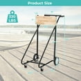 thumbnail image 3 of Costway Outboard Boat Motor Stand Heavy Duty Engine Carrier Cart Dolly with 4 Smooth Wheels, 3 of 9