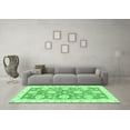 thumbnail image 3 of Ahgly Company Machine Washable Indoor Rectangle Oriental Emerald Green Traditional Area Rugs, 3' x 5', 3 of 4