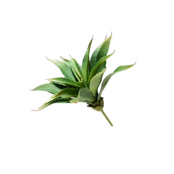 Suculentas artificiales Advancent planta grande de Aloe 21 hojas de plástico