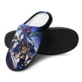 thumbnail image 4 of Mens Cozy Slippers Yu-Gi-Oh Warm Soft Plush Slipper Slip-on House Shoes for Home Indoor Outdoor, 4 of 7