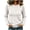 White(Sweaters), variant on GUACER Sweaters for Women Knit Ribbed Crewneck Trendy Sparkly Long Sleeve Elegant Sweater Tops