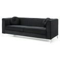 thumbnail image 3 of Glory Furniture Delray Velvet Sofa in Black, 3 of 7
