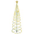 thumbnail image 4 of Espiral de árboles de Navidad al aire libre Solar Luz de cadena de Navidad Luz brillante en forma de árbol Luz de hadas LED blanca cálida con 3 modos de iluminación para jardín, patio, decoración del Muyoka Hogar, 4 of 6