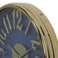 thumbnail image 4 of DecMode 12 In. Blue Coastal Wall Clock, 4 of 8