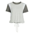 thumbnail image 2 of No Boundaries Juniors' Cinched Waist T-Shirt, 2 of 5