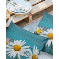 thumbnail image 2 of Outdoor Throw Pillow Cover White Daisies on Old Wooden Plank Waterproof Cushion Covers 2 Pack Farm Flowers Pillow Cases Home Decoration for Patio Garden Couch Sofa, 2 of 6