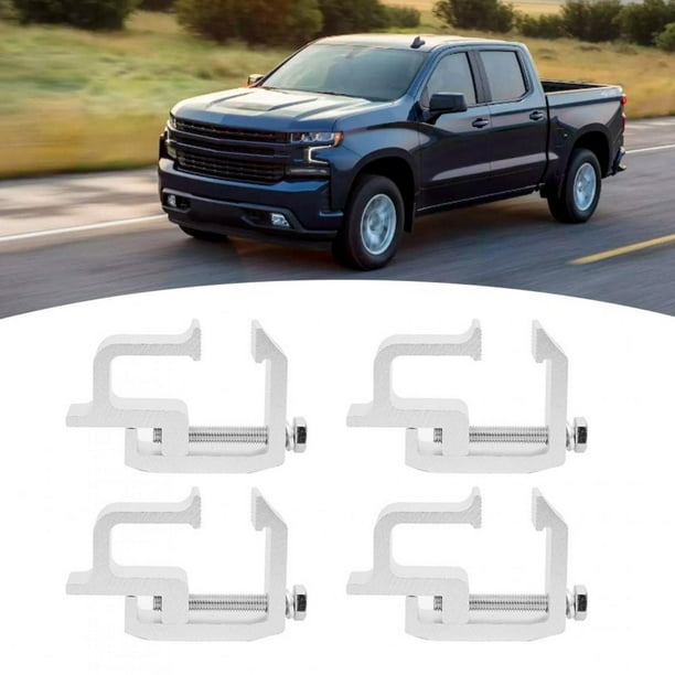 Khall Truck Caps Camper Shell, 4pcs Mounting Clamps Pickup Truck