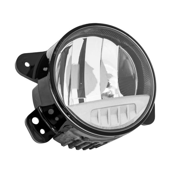 For Jeep Wrangler JK/JL 2018 Fog Light Assembly Driver OR Passenger Side | Single Piece | Front | CAPA | LED | Replacement For CH2592160, CH2592160C | 68307273AE
