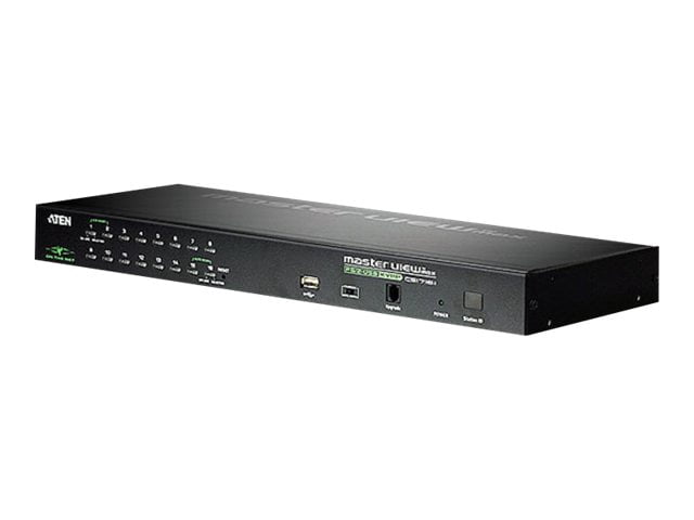 ATEN CS1716i KVM Switch - 16 Computer(s) - 1 Local User(s) - 1 Remote User(s) - QXGA - 2048 x 1536 - 1 x Network (RJ-45) - 1 x USB - 1U - Rack-mountable