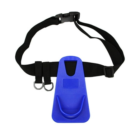 1pc Fishing Fighting Waist Belt Lightweight Offshore Tackle Boat Fishing Rod Holder - Blue