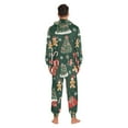 thumbnail image 4 of FORMRS Onesies Pajama for Adults Unisex Hoodie Winter Jumpsuit One Piece Sleepwear, Sizes S-2XL, Yellow Christmas Gingerbread, 4 of 7