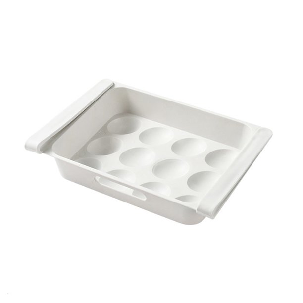 Refrigerator Egg Holder Multifunctional Egg Tray Pull Out Fridge Drawer