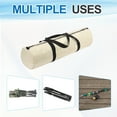 thumbnail image 4 of Uxcell 1 Pcs Zippered Tripod Bag, 72 x 19 x 19cm Water Resistant Oxford Cloth Outdoor Equipment Storage Bag with Handle for Travel Outdoor Camping Sports Fishing Rod, Khaki, 4 of 6
