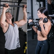 Fat Gripz One -The Simple Proven Way to Get Big Biceps & Forearms Fast Black (1.75 Inch Outer Diameter)