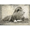 thumbnail image 2 of Moureau, Marc 18x14 Gold Ornate Wood Framed with Double Matting Museum Art Print Titled - Memories of Africa I, 2 of 4