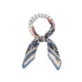thumbnail image 1 of Allegra K Women's Pleated Polka Dots Floral Scarf Neck Scarves Neckerchief, 1 of 5