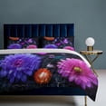 thumbnail image 6 of Dreamy Purple Butterfly Pattern (98)-1 Set Duvet Cover Bedding Set Duvet Cover Polyester Quilt Cover for Full Size, 6 of 6