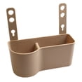 thumbnail image 2 of Soporte de almacenamiento para respaldo de asiento de automóvil Bote de basura Soporte para taza de agua Gran capacidad para bebidas Chips Cambiar teléfonos celulares Beige, 2 of 5