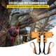 thumbnail image 2 of Tuspuzz Tree Climbing Spikes, 1 Pair Alloy Steel Pole Climbing Spurs, with Adjustable Height and Cow Leather Straps, Arborist Equipment for Climbers, Logging, Hunting Observation, Fruit Picking, 2 of 9