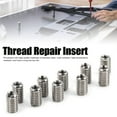 thumbnail image 3 of Threaded Insert Nutsert, Thread Repair Insert 303 Stainless Steel with a Slot for Computers Lamps Molds for Thread Repair for Mechanical Equipment, 3 of 8