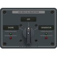 thumbnail image 1 of Blue Sea Systems 8367 Panel de interruptor giratorio de CA 30 amperios 2 posiciones + APAGADO 2 polos, 1 of 1