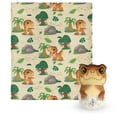 thumbnail image 5 of Universal Studios Jurassic World Wild Time Silk Touch Throw Blanket and Plush Character Hugger Set, 5 of 7