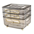 thumbnail image 3 of Caja de almacenamiento para enrutador, contenedor de gestión de cables, ahorro de espacio, Panel de enchufe de gran capacidad, soporte para caja de al 3 niveles, 3 of 8