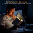 thumbnail image 4 of Gritin 19 LED Book Lamp, Rechargeable Clip-on Reading Lamp, Eye Protection, Stepless Dimming, 360° Flexible Neck[CA], 4 of 5