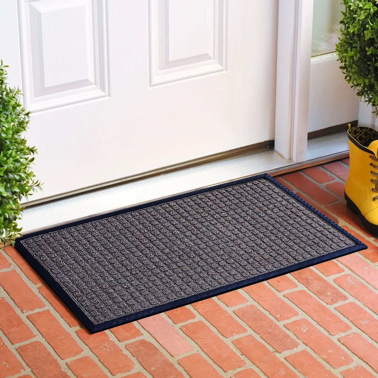 Trends Door Mat Indoor Outdoor Entryway Welcome Mat, Super Absorbent N –  Modern Rugs and Decor