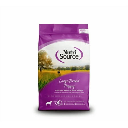 NutriSource Large Breed Puppy Chicken & Rice Dry Dog Food 26 lb