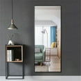 thumbnail image 4 of NeuType 65"x22" Black Full Length Mirror Floor Mirror, 4 of 7