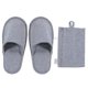 thumbnail image 3 of 1 Pair of Folding Travel Slippers Portable Slippers Travelling Cotton Slippers, 3 of 3