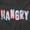 Black, variant on Hangry Food Lover Hungry Angry Mad Womens Fitted Plus Size Graphic Tee Brisco Brands 2X