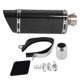thumbnail image 2 of Tubo de escape, tubo de escape universal de fibra de carbono para motocicleta, tubo de escape de grado profesional, 2 of 9