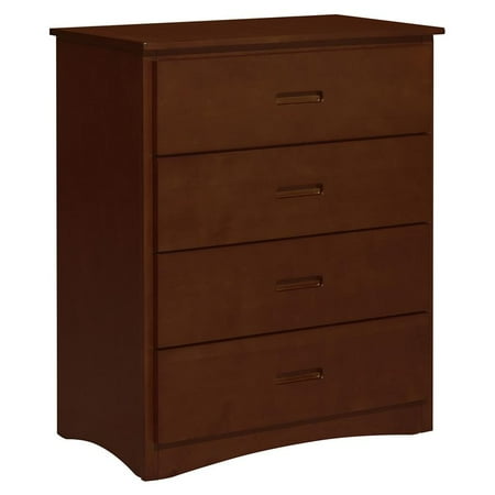 Lexicon Rowe 4 Drawers Transitional Wood Chest in Dark Cherry