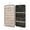 Black, variant on Hanging Jewelry Organizer Storage Roll with Hanger Metal Hooks Double-Sided Jewelry Holder for Earrings, Necklaces, Rings on Closet, Wall, Door, 1 piece, Large