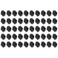 thumbnail image 1 of Chair Leg Plastic Blanking End Cap Square Tube Insert Black 20mmx20mm 50pcs, 1 of 5