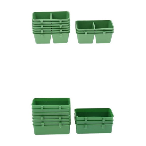 FashionCha 20Pcs Bird Cage Cup Dog Bird Animal Parrot Crate Aviary Feeder Small Hooks Food