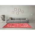 thumbnail image 3 of Ahgly Company Indoor Square Oriental Red Modern Area Rugs, 7' Square, 3 of 4