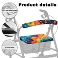 thumbnail image 5 of HELLHERO Graffiti Rollator Seat Cover Seat & Back Covers and Easy Installation Easy Install for The Elderly, 5 of 7